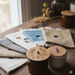 printed Candle Dust Covers